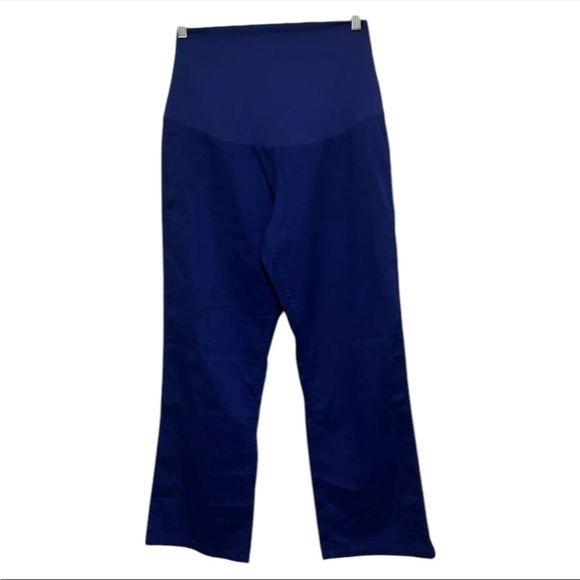 High Performance Uniforms Maternity Scrub Pants Royal Blue Size X-Small - Picture 1 of 12